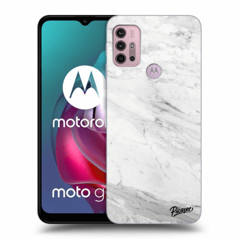 Husă pentru Motorola Moto G30 - White marble