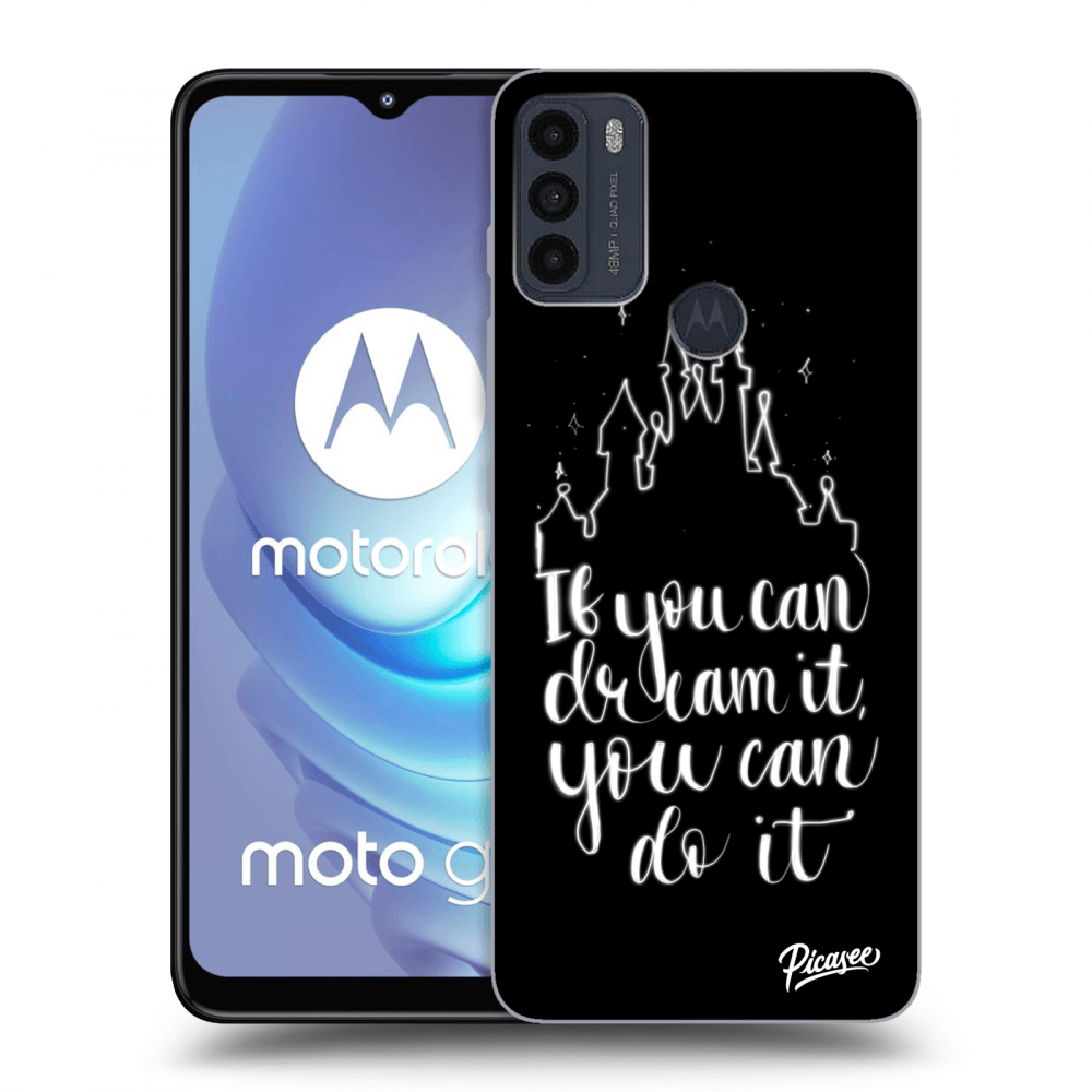 Picasee husă neagră din silicon pentru Motorola Moto G50 - Dream
