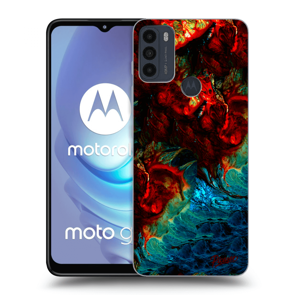 Picasee husă neagră din silicon pentru Motorola Moto G50 - Universe