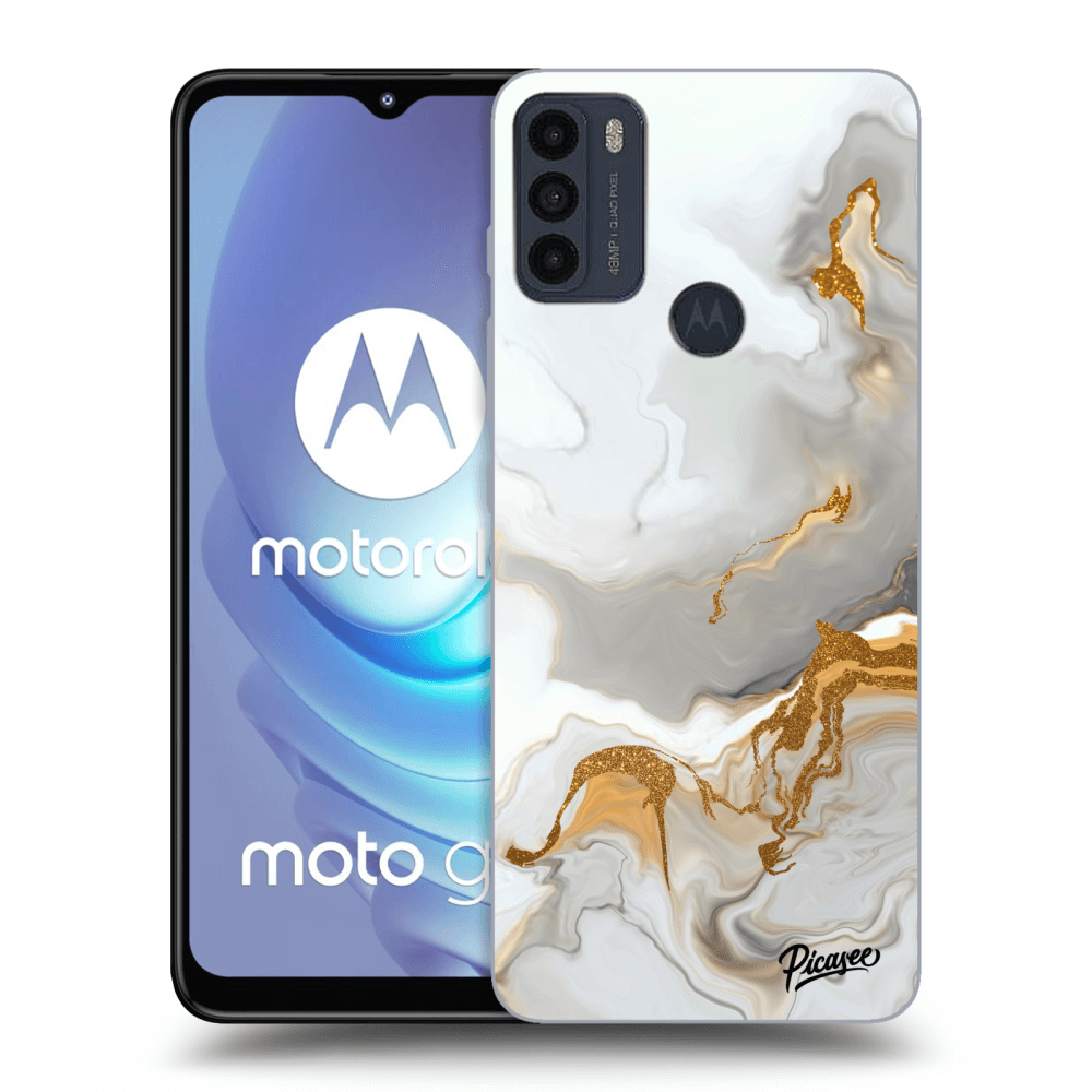 Picasee husă neagră din silicon pentru Motorola Moto G50 - Her