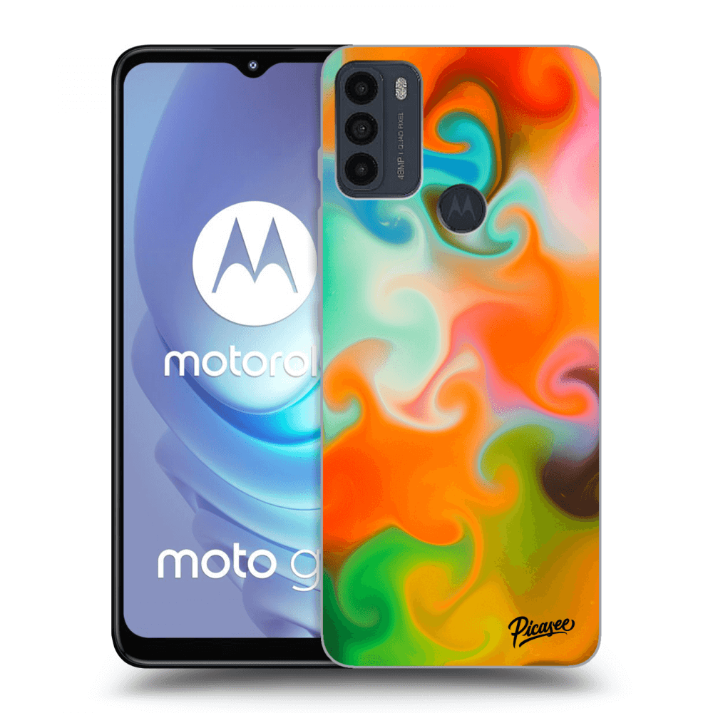 Picasee husă neagră din silicon pentru Motorola Moto G50 - Juice