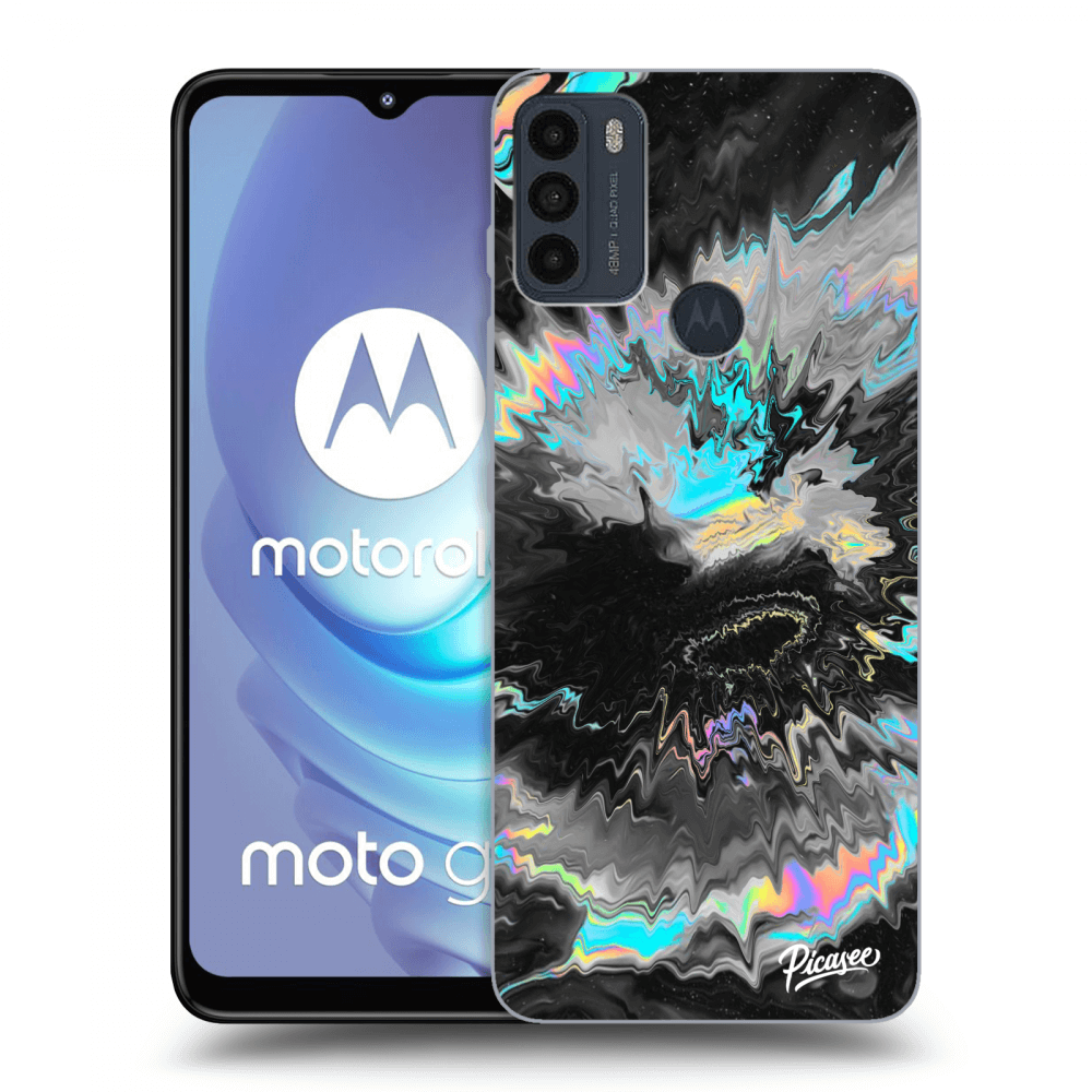 Picasee husă neagră din silicon pentru Motorola Moto G50 - Magnetic