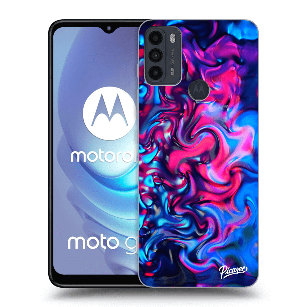 Picasee husă neagră din silicon pentru Motorola Moto G50 - Redlight