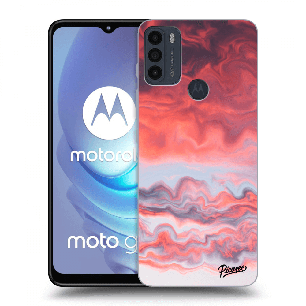 Picasee husă neagră din silicon pentru Motorola Moto G50 - Sunset
