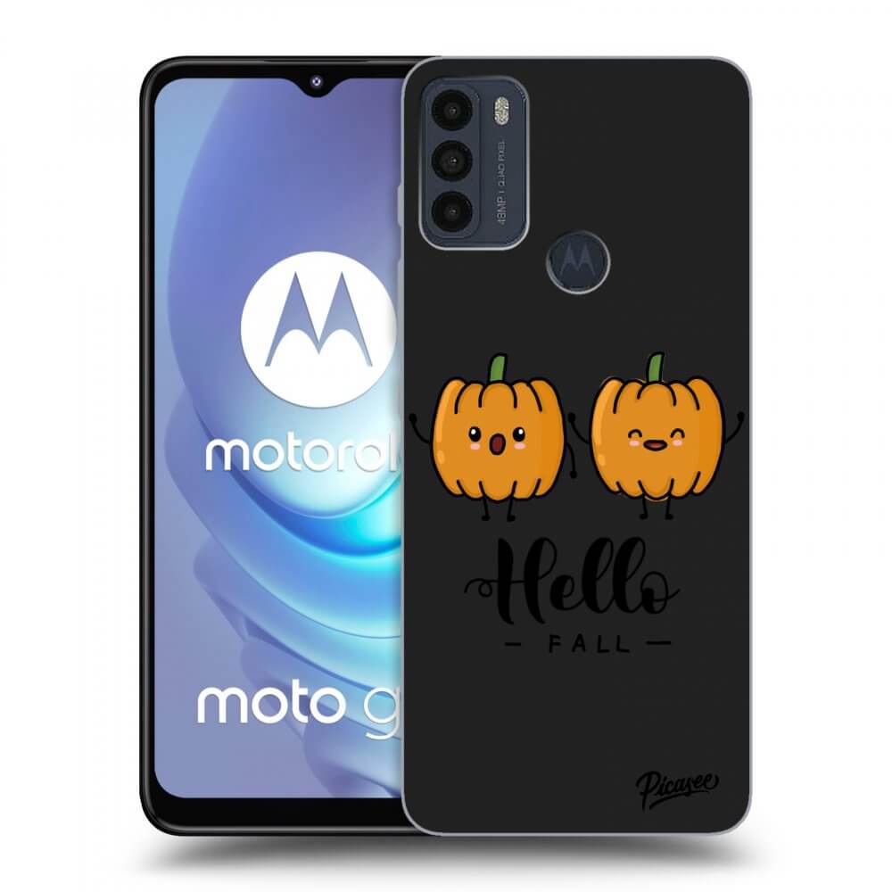Picasee husă neagră din silicon pentru Motorola Moto G50 - Hallo Fall