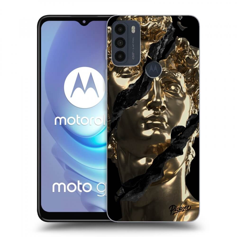 Picasee husă neagră din silicon pentru Motorola Moto G50 - Golder