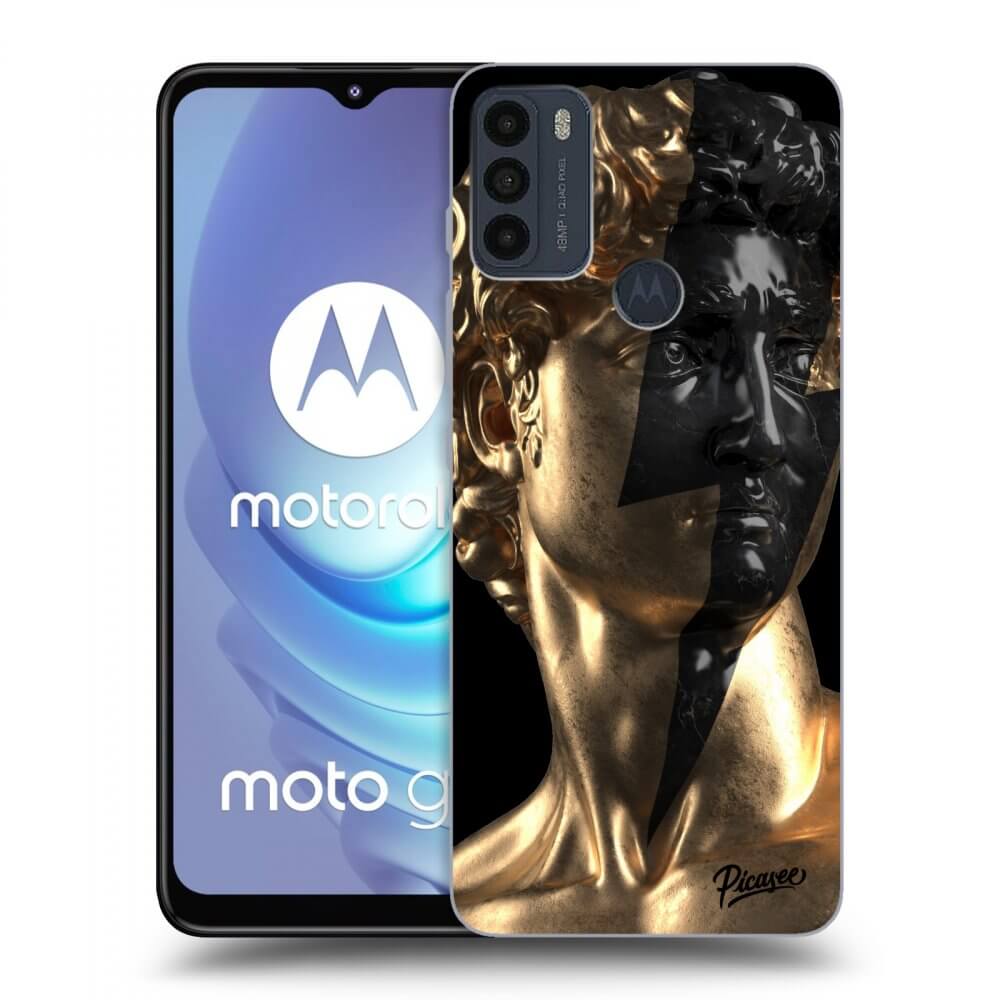 Picasee husă neagră din silicon pentru Motorola Moto G50 - Wildfire - Gold