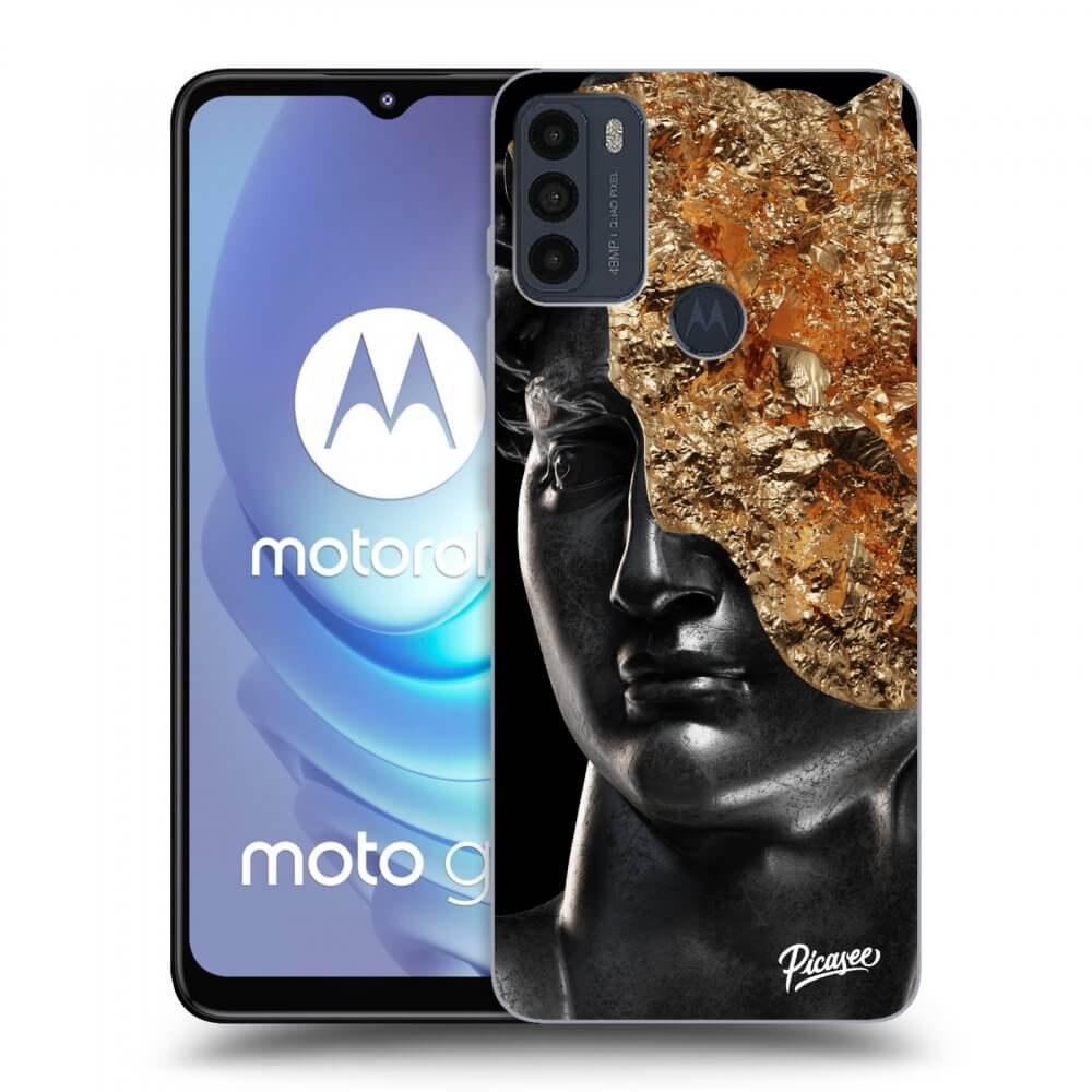 Picasee husă neagră din silicon pentru Motorola Moto G50 - Holigger