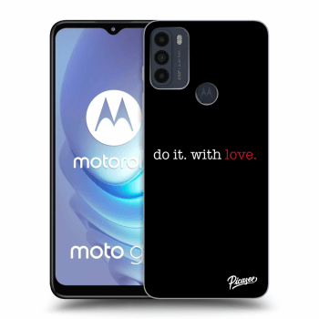 Picasee husă neagră din silicon pentru Motorola Moto G50 - Do it. With love.