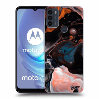 Picasee husă neagră din silicon pentru Motorola Moto G50 - Cream