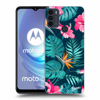 Husă pentru Motorola Moto G50 - Pink Monstera