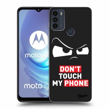 Picasee husă neagră din silicon pentru Motorola Moto G50 - Cloudy Eye - Transparent