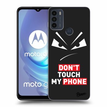 Picasee husă neagră din silicon pentru Motorola Moto G50 - Evil Eye - Transparent