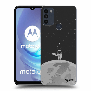 Picasee husă neagră din silicon pentru Motorola Moto G50 - Astronaut