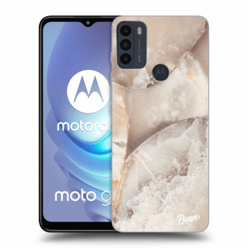 Husă pentru Motorola Moto G50 - Cream marble