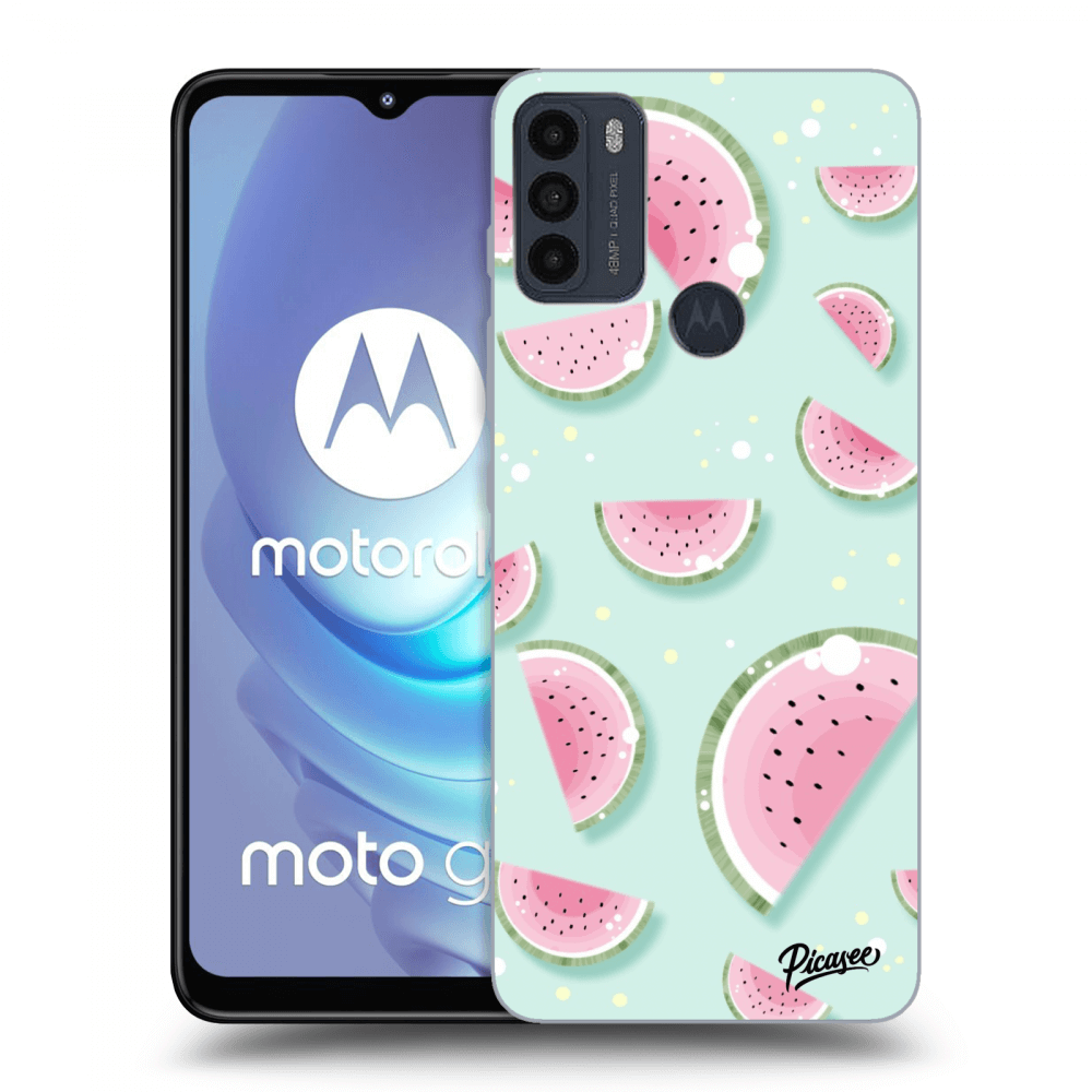 Picasee husă neagră din silicon pentru Motorola Moto G50 - Watermelon 2