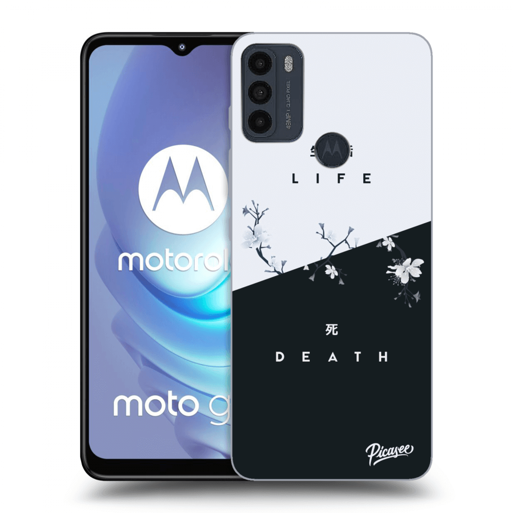 Picasee husă neagră din silicon pentru Motorola Moto G50 - Life - Death