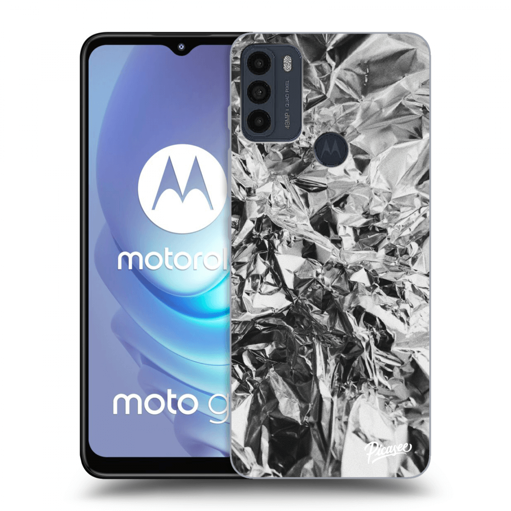 Picasee husă neagră din silicon pentru Motorola Moto G50 - Chrome