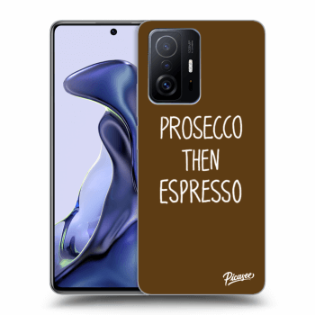 Picasee husă neagră din silicon pentru Xiaomi 11T - Prosecco then espresso