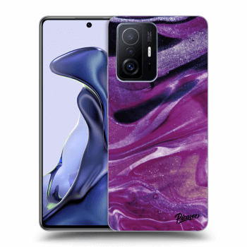 Husă pentru Xiaomi 11T - Purple glitter