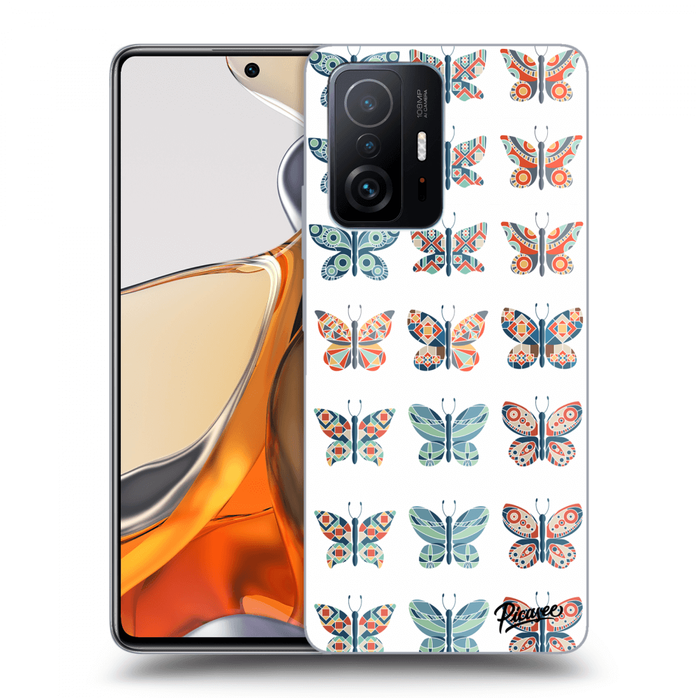 Picasee husă transparentă din silicon pentru Xiaomi 11T Pro - Butterflies