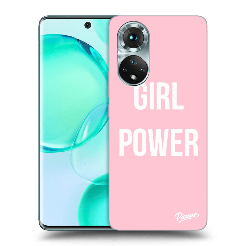 Picasee husă transparentă din silicon pentru Honor 50 5G - Girl power