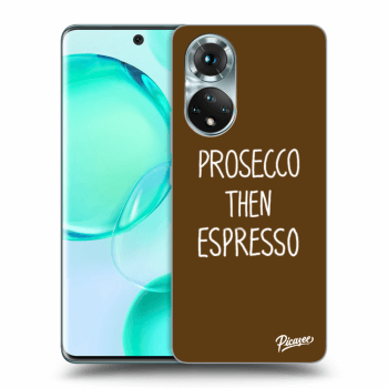 Picasee husă transparentă din silicon pentru Honor 50 5G - Prosecco then espresso