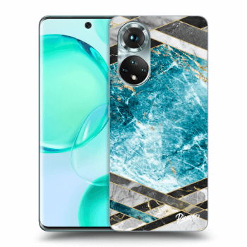 Husă pentru Honor 50 5G - Blue geometry