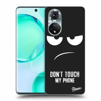 Picasee husă neagră din silicon pentru Honor 50 5G - Don't Touch My Phone
