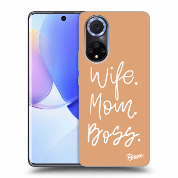 Picasee husă transparentă din silicon pentru Huawei Nova 9 - Boss Mama