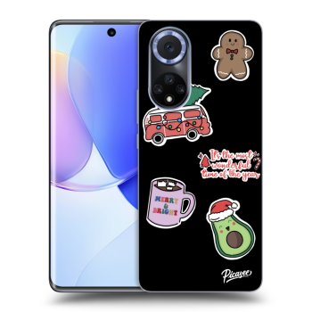 Husă pentru Huawei Nova 9 - Christmas Stickers