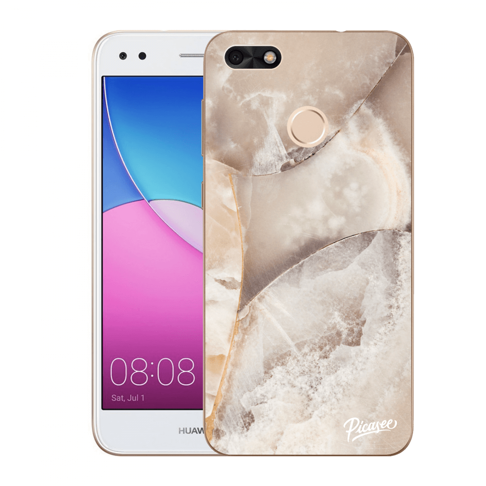 Picasee husă transparentă din silicon pentru Huawei P9 Lite Mini - Cream marble