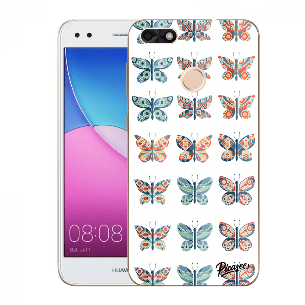Picasee husă transparentă din silicon pentru Huawei P9 Lite Mini - Butterflies