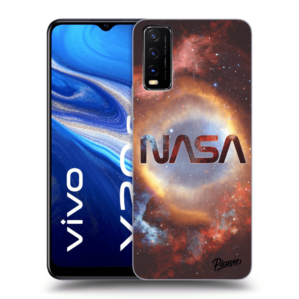 Picasee husă neagră din silicon pentru Vivo Y20s - Nebula