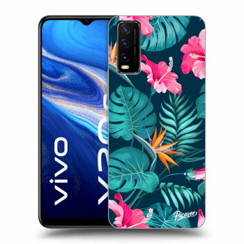 Husă pentru Vivo Y20s - Pink Monstera