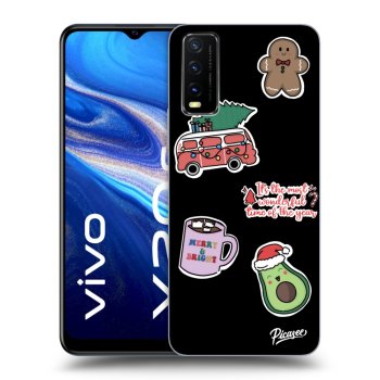 Husă pentru Vivo Y20s - Christmas Stickers