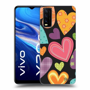 Husă pentru Vivo Y20s - Colored heart