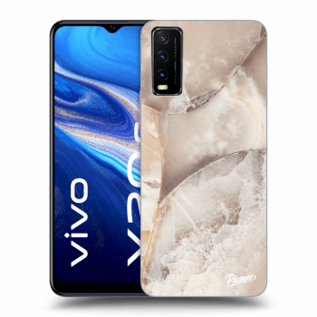 Husă pentru Vivo Y20s - Cream marble