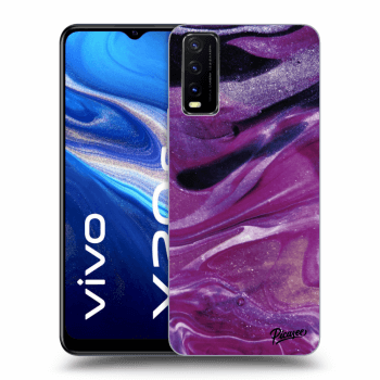 Husă pentru Vivo Y20s - Purple glitter