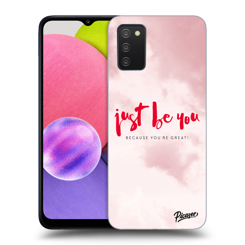 Picasee ULTIMATE CASE pentru Samsung Galaxy A03s A037G - Just be you