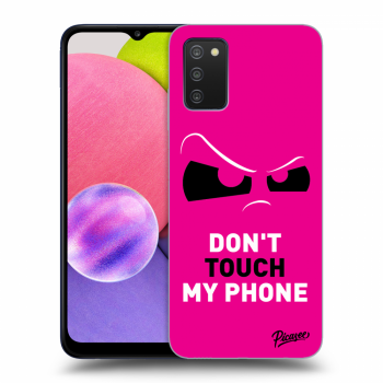 Husă pentru Samsung Galaxy A03s A037G - Cloudy Eye - Pink