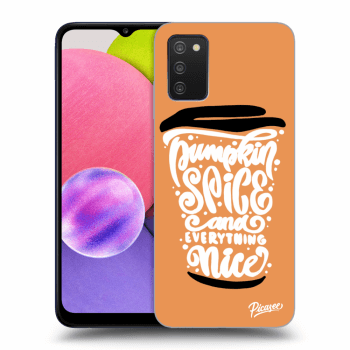 Husă pentru Samsung Galaxy A03s A037G - Pumpkin coffee