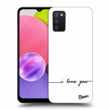 Husă pentru Samsung Galaxy A03s A037G - I love you