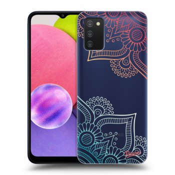 Husă pentru Samsung Galaxy A03s A037G - Flowers pattern