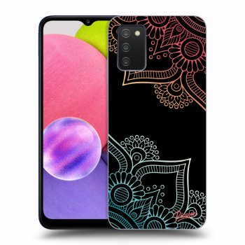 Husă pentru Samsung Galaxy A03s A037G - Flowers pattern
