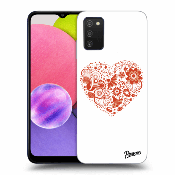 Husă pentru Samsung Galaxy A03s A037G - Big heart