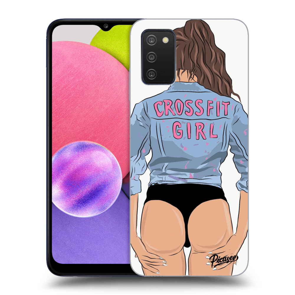 Picasee ULTIMATE CASE pentru Samsung Galaxy A03s A037G - Crossfit girl - nickynellow