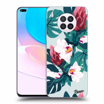 Picasee husă transparentă din silicon pentru Huawei Nova 8i - Rhododendron