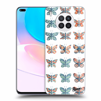 Picasee husă transparentă din silicon pentru Huawei Nova 8i - Butterflies