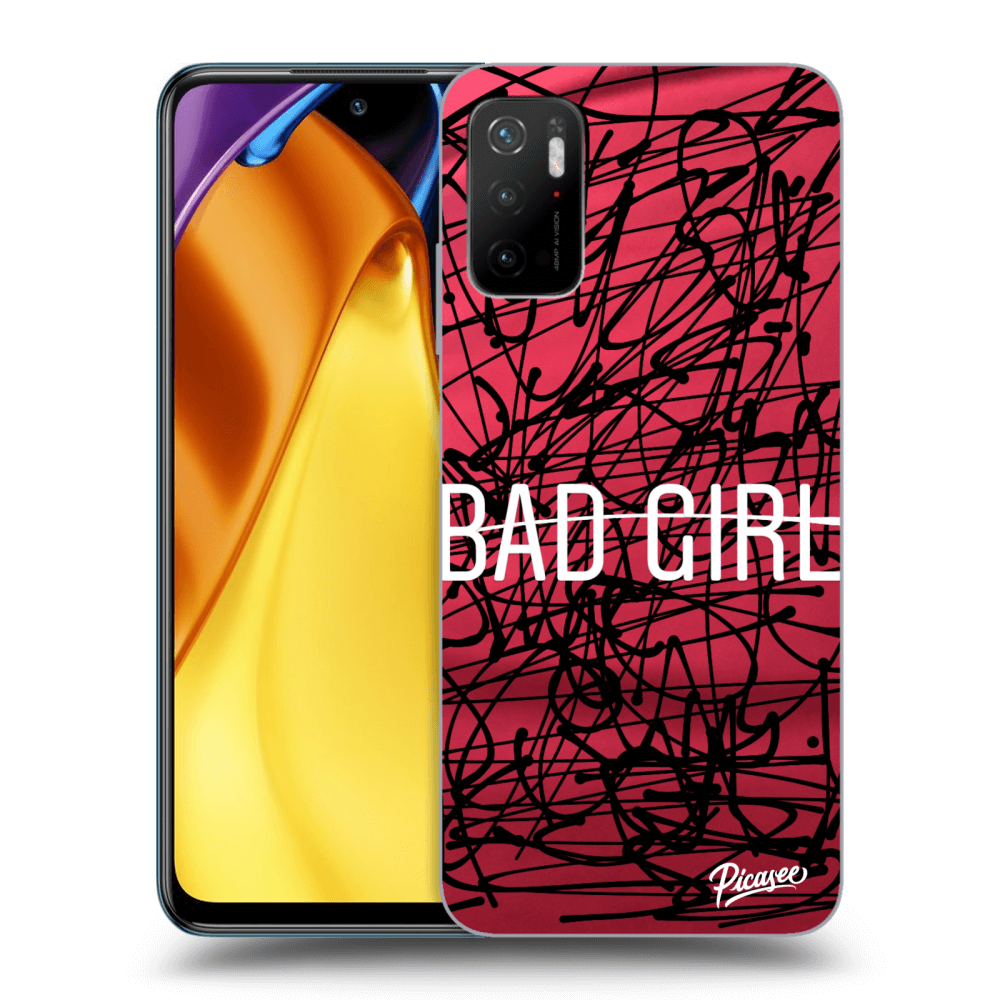 Picasee husă transparentă din silicon pentru Xiaomi Poco M3 Pro 5G - Bad girl